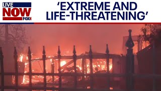 Mountain Fire destroys homes burns 10k acres in Southern California  LiveNOW from FOX [upl. by Ardnahc789]