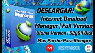 Descargar Internet Downloader Manager IDM FULL  Crack Activacion Para Siempre  v630 Build 8 [upl. by Yenaiv]