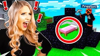 TROLLING MY WIFE IN MINECRAFT BED WARS MCPE [upl. by Reinertson260]