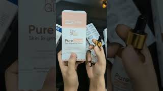 HeyGlow Serum amp Glutax9GS Glutathione Skin whitening tablets Review glutathione serum Heyglow [upl. by Acilegna]