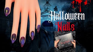 Its NEVER TOO EARLY for Halloween Nails  GothicThemed Nail Design  maniology Box of Night [upl. by Arimlede]