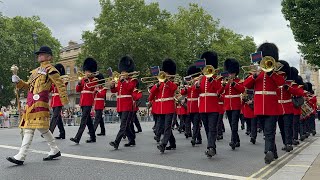 The Band of the Grenadier Guards  Belgian Cenotaph Parade 2024 [upl. by Gnilsia]