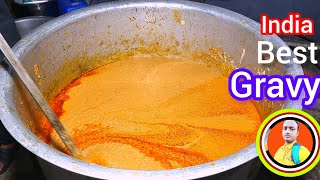 How to Make 130kg Gravy Hotel Style restaurant Gravy Onion Gravy lIndian🔥best gravy recipe [upl. by Netsirhc626]