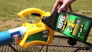 Repel Propane Mosquito Fogger Step by Step Instructions [upl. by Ramsay]