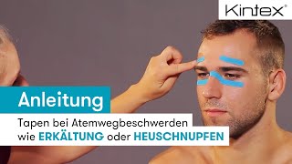 Tapen bei Atemwegsbeschwerden  Kintex® Anleitung zum Kinesiologie Tapen [upl. by Reffotsirk]