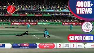 World Cup 2019 Final  Super Over  England vs New Zealand  Recreated [upl. by Odraboel7]