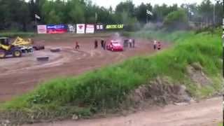 Stock car Beaudry  Janel Lecours et le 444 sur le top [upl. by Mahmud778]