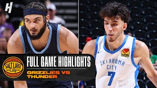 Memphis Grizzlies vs Oklahoma City Thunder  Full Game Highlights 2023 Salt Lake City Summer League [upl. by Brit]