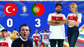 TÜRKİYE 03 PORTEKİZ EURO 2024  KırmızıBeyaz Futbol 22 Haziran 2024 [upl. by Neemsay345]