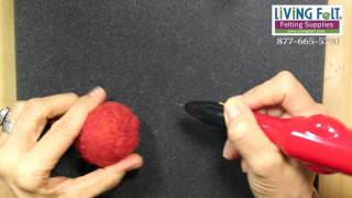 addiQuick Needle Felting Tool Demo [upl. by Yrrehs]