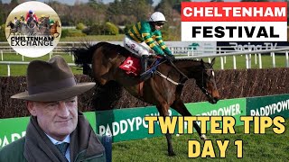 Cheltenham Festival 2024 Day 1 Twitter Poll Preview  Episode 16  Horse Racing  Selections  Tips [upl. by Chernow908]