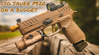 BUILDING A SIG SAUER P320 ON A BUDGET 13 Stripes Exclusive [upl. by Rayham]