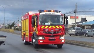 B7 K1 BX2 S4 y CONAF respondiendo a 101  Bomberos Punta Arenas  CONAF Punta Arenas [upl. by Madalyn436]