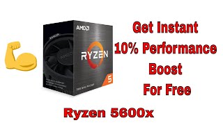 How to Overclock Ryzen 5600x Undervolting and Boost increase [upl. by Durrej]