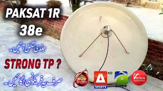 Paksat 38e Strong TP 2024  Paksat Frequency 2024  Paksat 38e C Band 4 feet Dish Setting Tech Tube [upl. by Fraase]