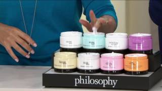 philosophy 8piece glazed body souffle set on QVC [upl. by Ahsekahs]