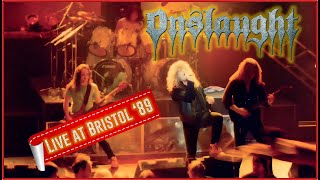 Onslaught – Live at The Bristol Hippodrome 1989 Full Concert  Soundboard Audio [upl. by Amsa]