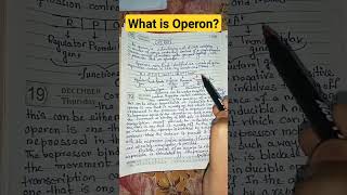 Operon ConceptGene Regulation  What is Operon genetics biology shorts [upl. by Buffum]