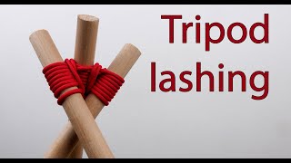 Tripod lashing [upl. by Ethelda]