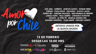 EN VIVO 🔴 AmorPorChile un evento solidario para Desafío Levantemos Chile [upl. by Ezzo]