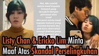 LISTY CHAN dan ERICKO LIM MINTA MAAF [upl. by Astiram]