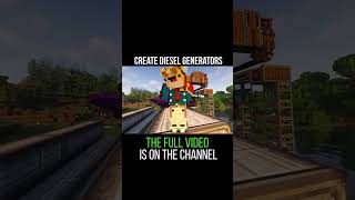 Create Diesel Generators mod Tutorial 11821201 minecraft java [upl. by Adnol]