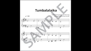 Tumbalalaika synthesia piano solo with backing [upl. by Aciria]