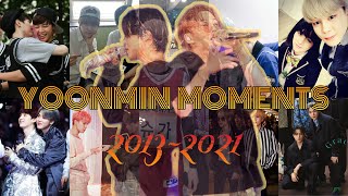 YOONGI and JIMIN MOMENTS Through the Years  YOONMIN [upl. by Smalley84]