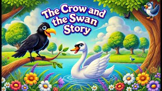 The Crow and The Swan Story  Stories for Kindergarten  Moral stories  Fairy Tales FOR KIDS [upl. by Malha513]