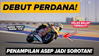 BALAPAN PERDANA ASEP DI KELAS MONSTER 700CC   MOTOGP 24 CAREER 4 [upl. by Mukerji44]