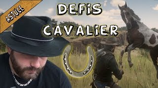 LES DÉFIS CAVALIER ET LES 9 CHEVAUX  RED DEAD REDEMPTION 2 [upl. by Enak]