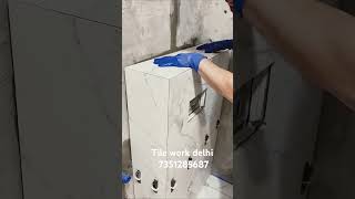 Tile setter Delhi shorts short trending viralvideo tile delhi [upl. by Yahiya]