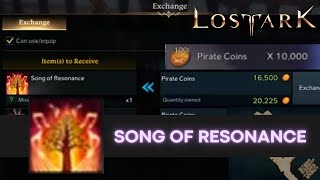 Lost Ark How to get Song of Resonance Where to get Pirate Coins [upl. by Abdulla]