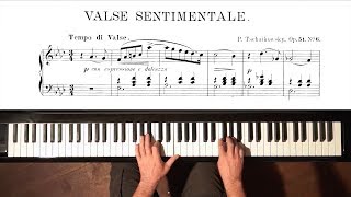 Tchaikovsky “Valse Sentimentale” P Barton FEURICH 218 piano [upl. by Cissie]