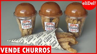 CHURROS CASEROS para NEGOCIO💥cómo hacer churros RECETA SUPER FÁCIL [upl. by Garfield]