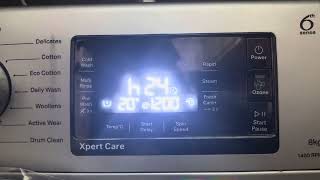 Whirlpool Front Loading Washing Machine 8Kg 1400 rpm XO8014BYS  Control Panel Issues [upl. by Genesa97]