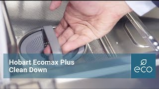 How to clean your Hobart Ecomax Plus Undercounter Dishwasher or Glasswasher [upl. by Zarla507]