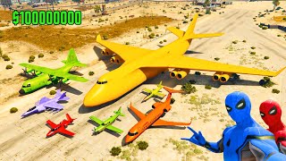 GTA 5 10000000000 PLANE CRASH CHALLENGE🤩 live gta5 [upl. by Beall453]