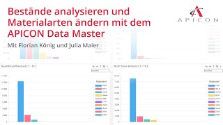 Effiziente Bestandsanalyse und Materialänderungen im APICON Data Master [upl. by Elleirad]