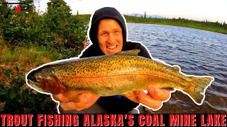 Trout Fishing Alaskas Coal Mine Lake [upl. by Awad]