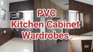 PVC Interior Work for 3Bhk Apartment home  Pvc kitchen Cabinet kitchen pvc Interior [upl. by Quill]