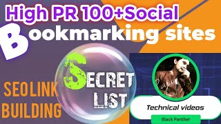 SEO Social Bookmarking Secret List 2022 socialbookmarking backlink [upl. by Ngo]