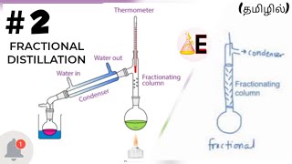 Fractional distillation 🧪 Explained in Tamil [upl. by Yevre491]