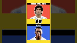 🌟 Maradona vs Pelé The Ultimate Legends Showdown 👑⚽ [upl. by Jacquette]