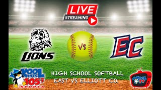 East Carter vs Elliott County Softball  KHSAA Softball  LIVE  Kool TV  41824 [upl. by Eiramrefinnej226]