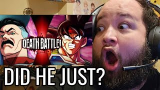 WHOS THE BEST FATHER OmniMan VS Bardock Death Battle Reaction [upl. by Anelat]