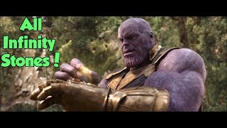 Thanos Collecting The 6 Infinity Stones Avengers Infinity War [upl. by Veno547]