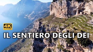 IL SENTIERO DEGLI DEI IN INVERNO  COSTIERA AMALFITANA  DRONE VIDEO 4K UHD [upl. by Towrey]