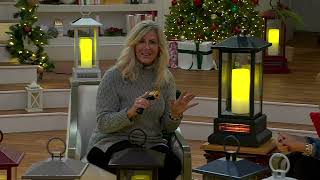 Duraflame 28quot Electric Infrared Etched Color Changing Lantern Heater on QVC [upl. by Leor]