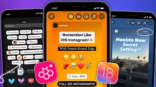 Honista v10 Phone Story Setting 🍎  Honista iPhone Story  iOS Instagram on Android [upl. by Nnaeiluj]